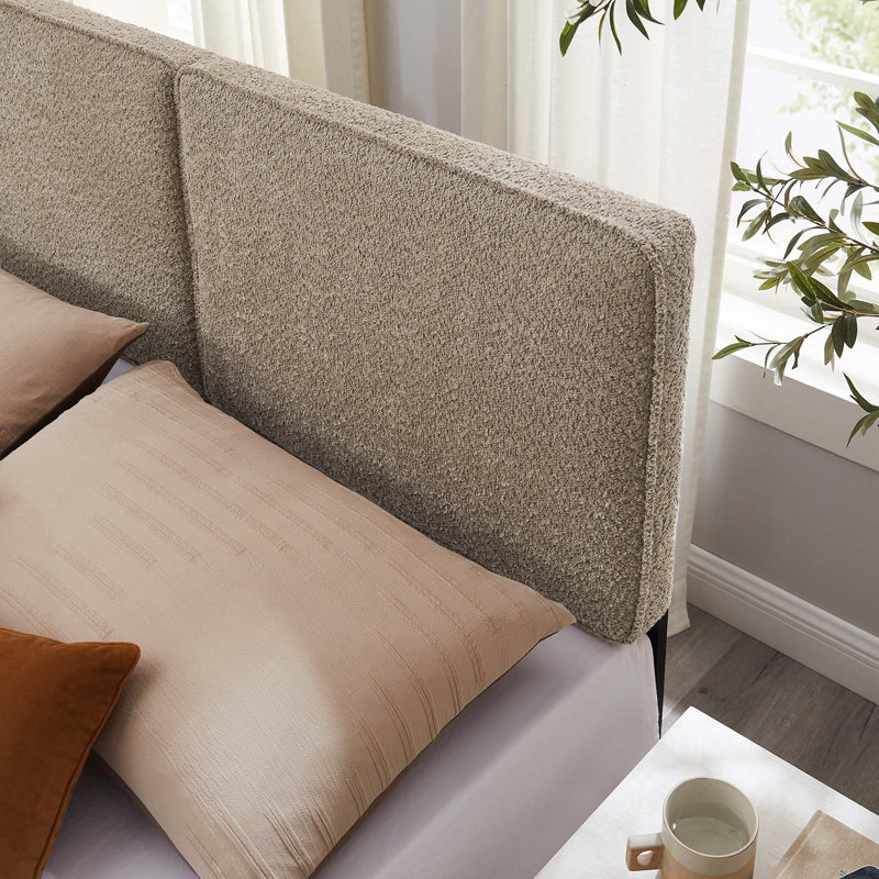 Modway Lindee Headboard, Queen, Oatmeal