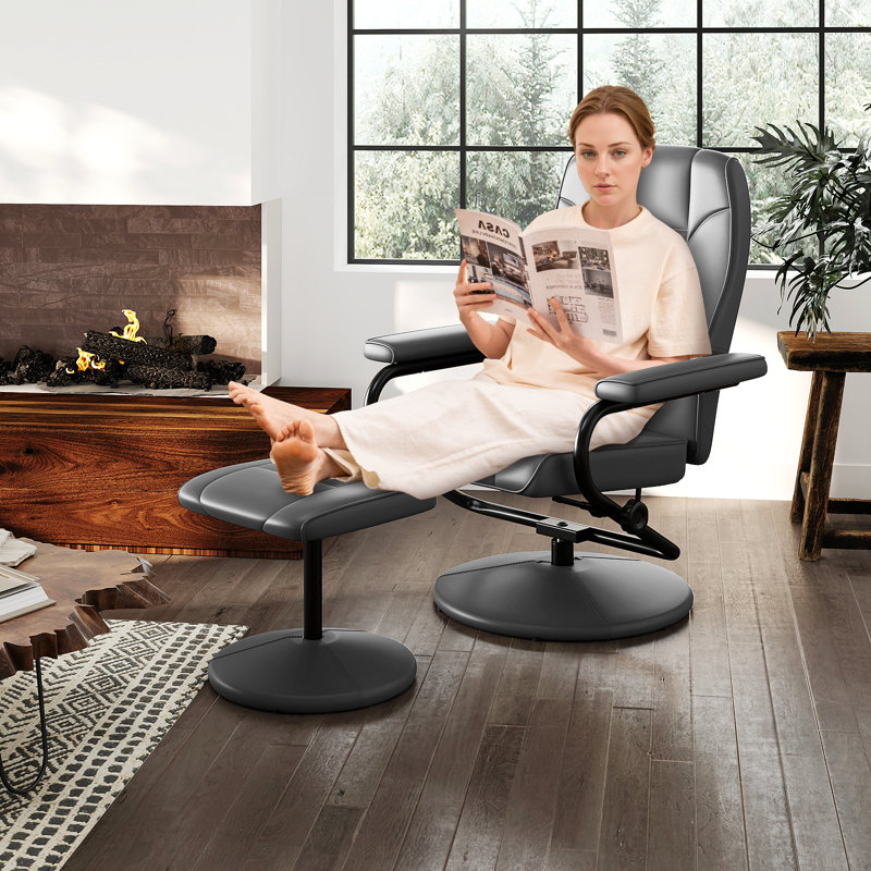 Upholstered Accent Chair, Grey