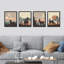 «Desert Landscape Cactus Animals», impression sur papier 4 pièces-93012590-93012592
