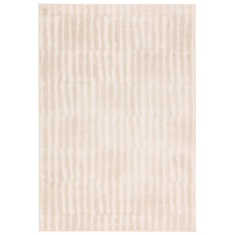 Tapis blanc / rayé Jaipur Living Terza, Rectangle 10 pi x 14 pi