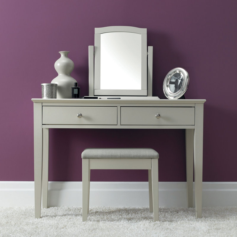 Carolina Wood Flat Wall Mirror, Cotton