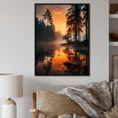Baylea " Orange Lake Misty Morning Reflections I "