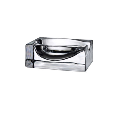Cruet Lead Free Crystal Rectangle Spoon Rest