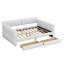 Lit plateforme tapissier avec port USB et 2 tiroirs-2088441101