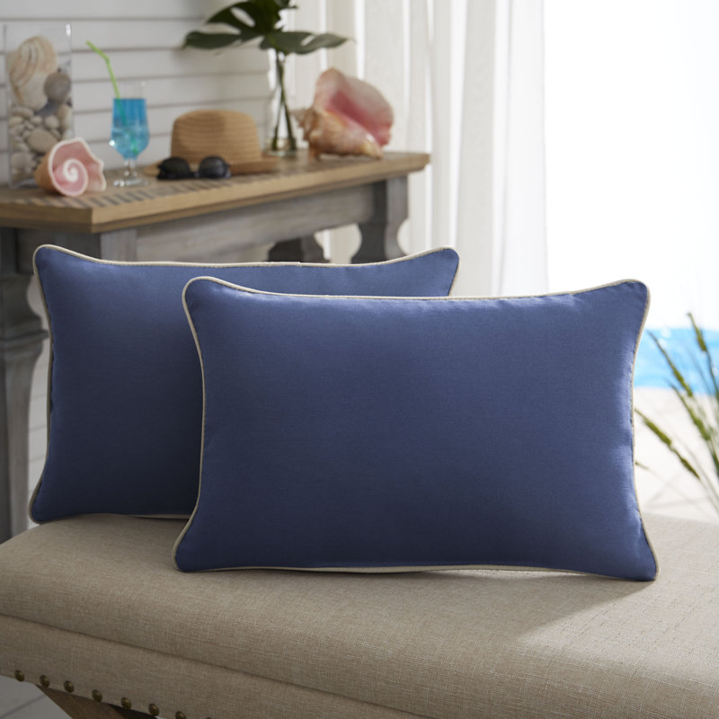  Housse et insert de coussin d'extérieur pour l'extérieur, Marin, 16 po x 26 po