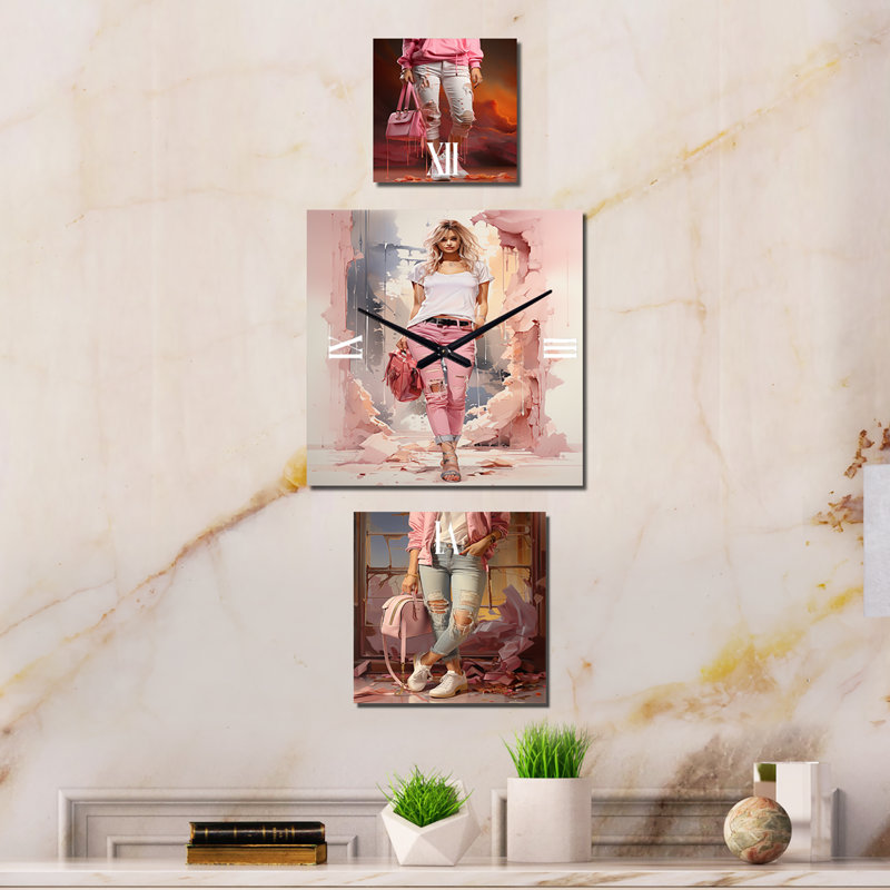 Maedelle Metal Wall Clock