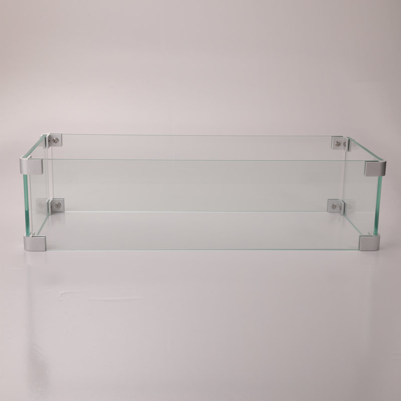 Pare-flammes rectangulaire pour foyer
