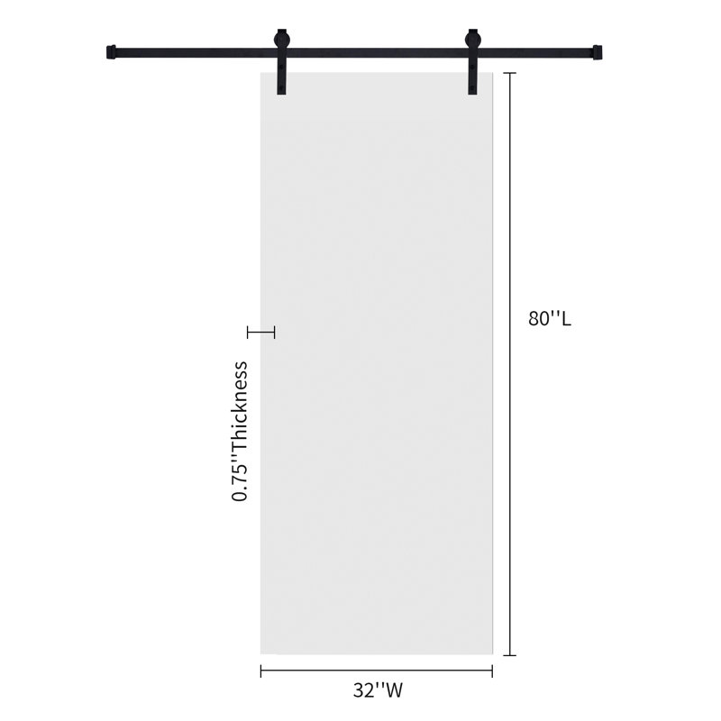 Portes intérieures modernes en MDF, style grange coulissante blanc lait pour la maison