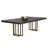 BALDESSARA DINING TABLE - 94.5" - Grey