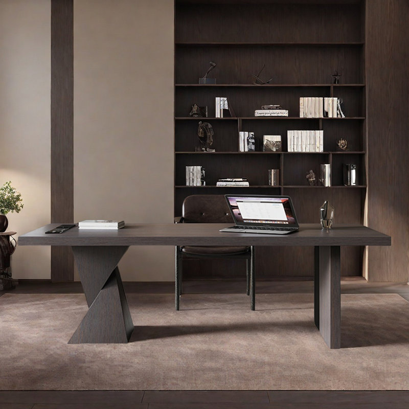 Bureau minimaliste pour l'étude à domicile avec une forme spéciale