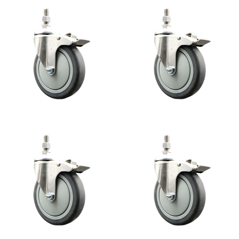 Thermoplastic Rubber Casters