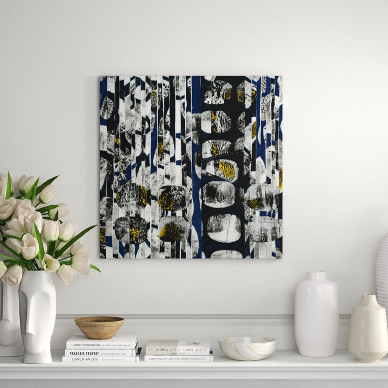 Silver Blue 1' Print