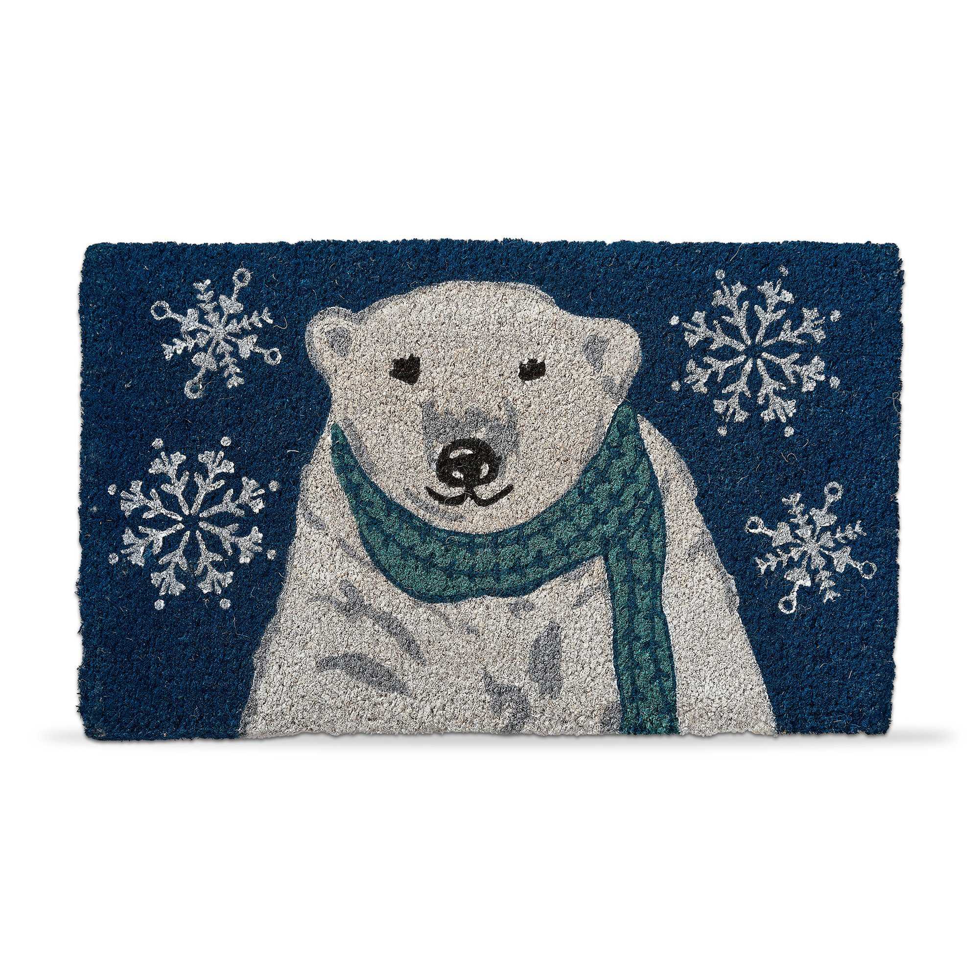 Coir Door Mat 30in x 18in - Welcome Bear