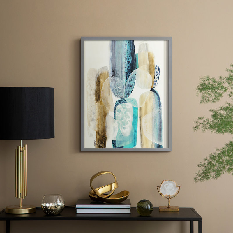 «Mood Elevator», reproduction encadrée - bois massif, H 30 po x l 24 po, Gris