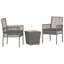 Square 3 - Piece 2 - Person 41.5Cm L Outdoor Bistro Set-117955446