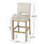 Ensemble de 2 tabourets de comptoir 31 pouces, tissu-819281701-819281698