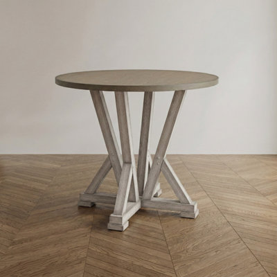 Bruun Round Solid Wood Base Dining Table