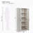 Double Door Storage Cabinet with Anti-Tipping Safety Strap-154693145