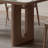Rock board solid wood dining table and chair set-105858630