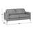 Solera Leather Sofa & Loveseat Set, Ivory