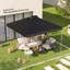 Outsunny 3 x 3(m) Pop Up Gazebo Canopy Replacement Cover, UV50+-123511686