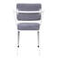 Chaise de bureau rembourrée à dossier ouvert-1605285083