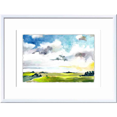 «Sky View VI» par Paul McCreery - peinture encadrée