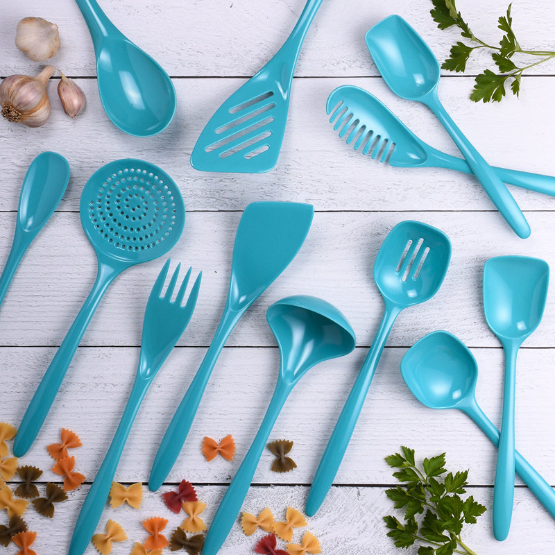 Ensemble d'ustensiles de cuisine 12 pièces Hutzler, Turquoise