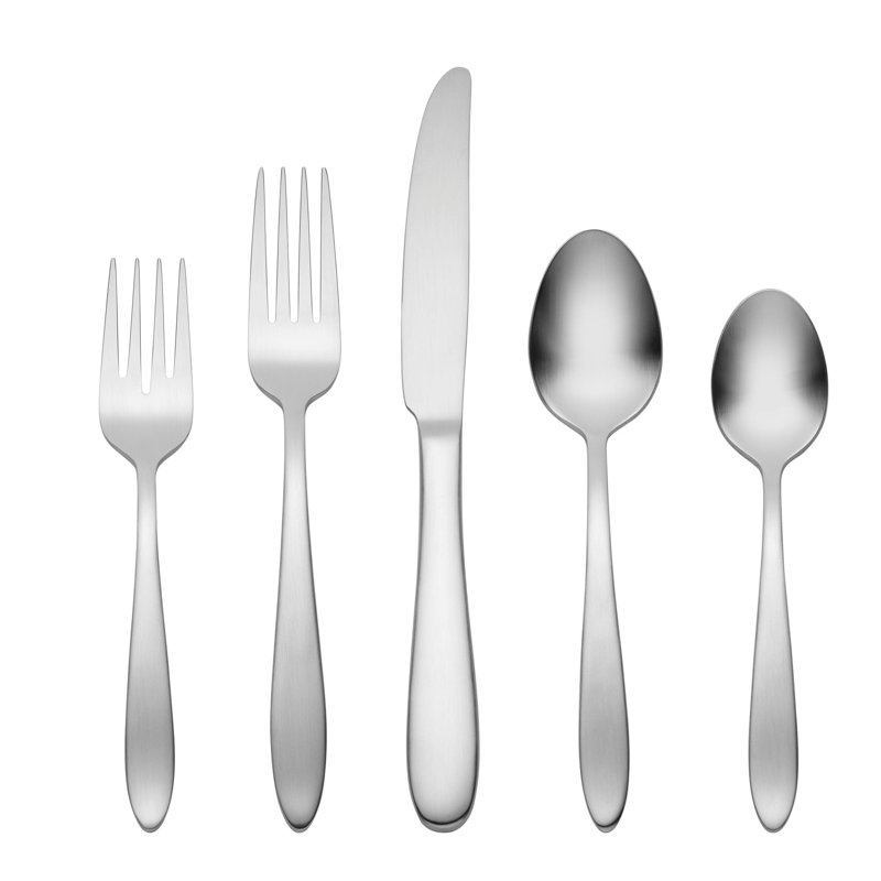Mooncrest Satin 20 Piece Everyday Flatware Set