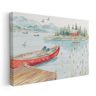 «Lake Moments I», reproduction d'art sur toile