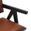 Chaise d'appoint de salle à manger avec accoudoirs rembourrés Retro-118692690