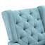 Chaise berçante moderne rembourrée