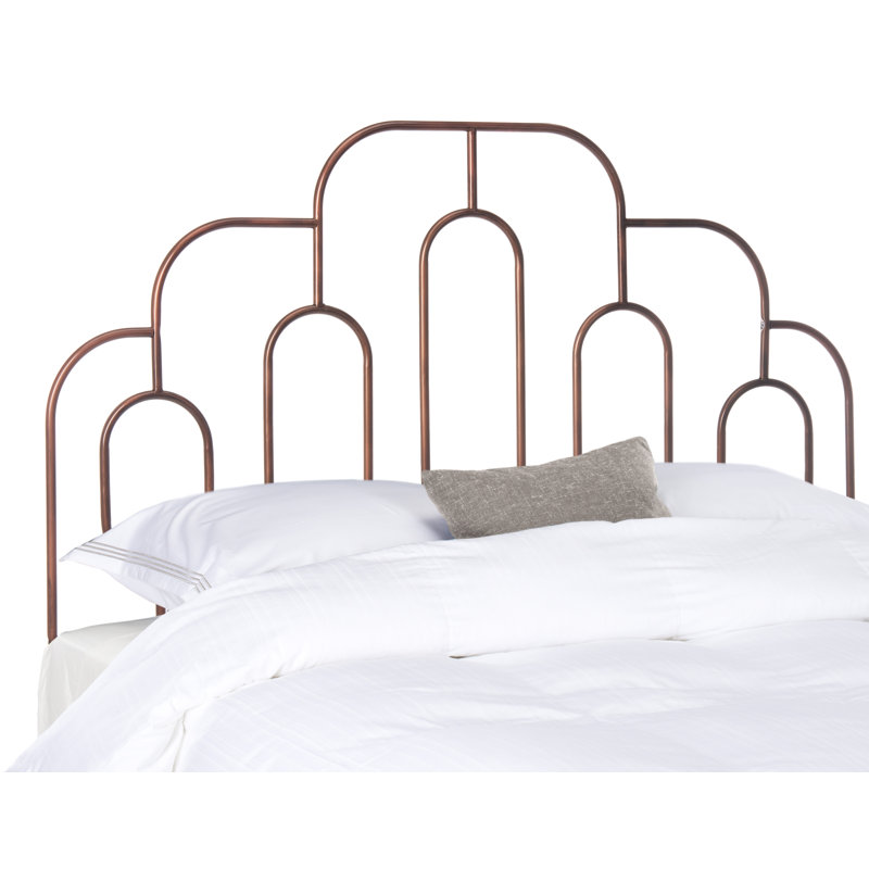 Magdeline Metal Headboard, Antique Bronze, Full