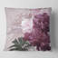 Carré, rétro fleurs mauves et roses I - Coussin décoratif à imprimé traditionnel-60158104