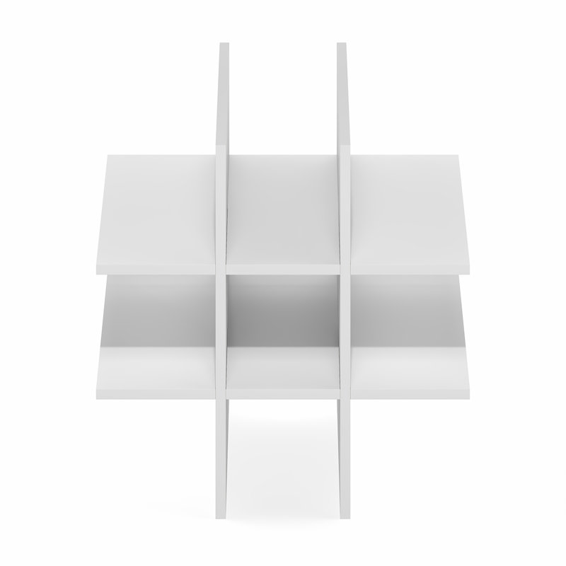 Insert pour cube de rangement à 9 compartiments, compatible avec les cubes triple épaisseur Ikea Kallax, blanc., Blanc