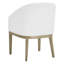Bethea Rounded Back Dining Chair With Solid Wood Legs-121502780