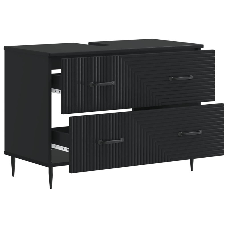 Under Sink Cabinet, Black