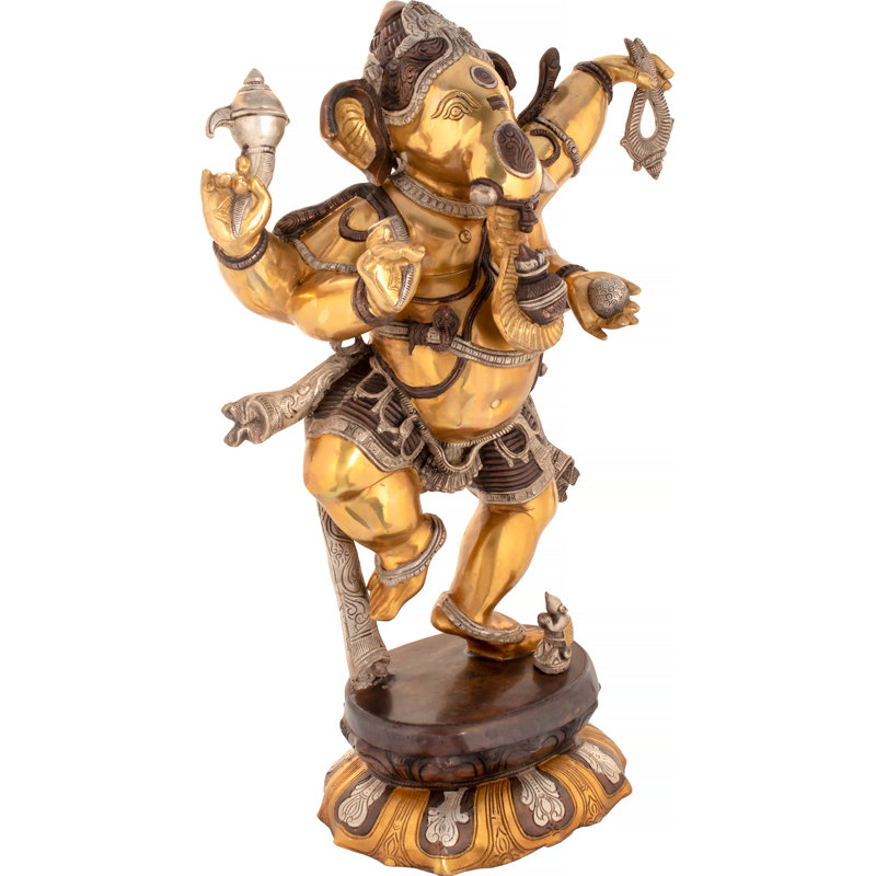 Religious & Spiritual Statue, Brown/Silver
