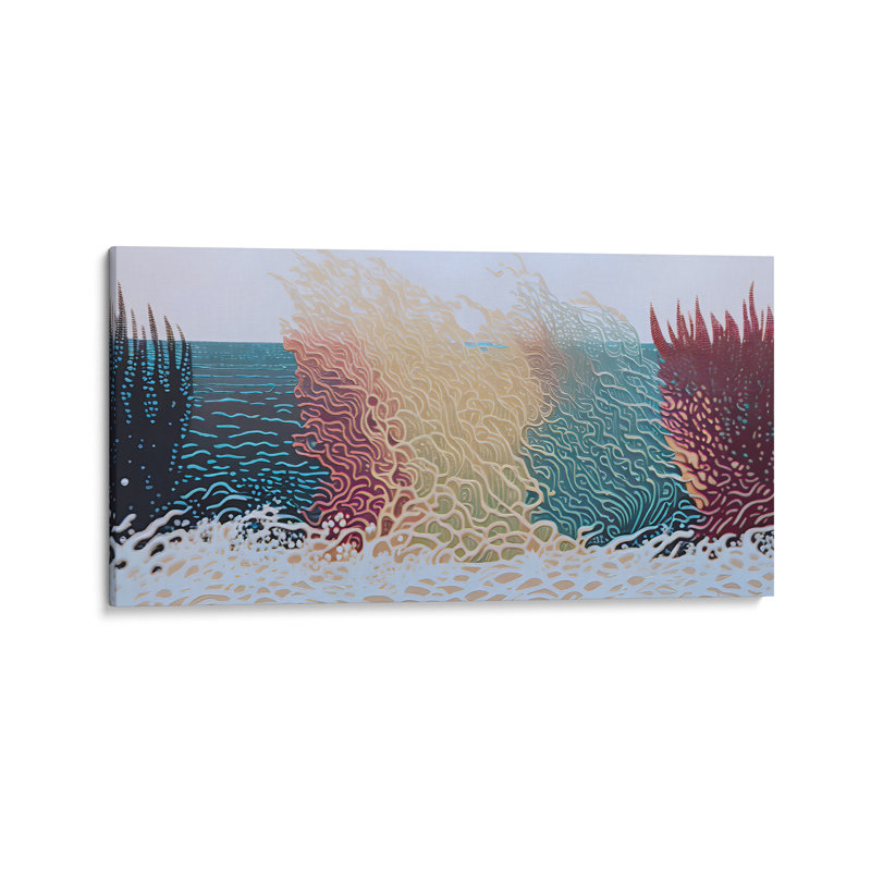 Modern Earth 234, 18" H x 36" W