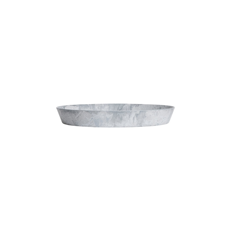 Pollyanna Pot Planter, Gray, 1.5" H x 10" W x 10" D