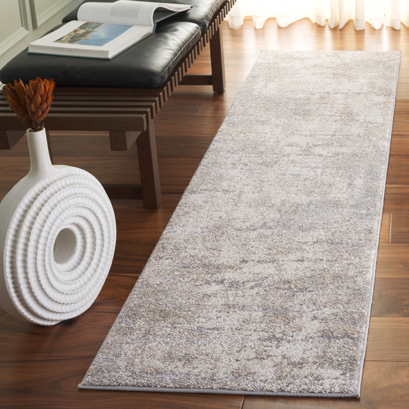 Goble 100 Performance Abstract Rug, Runner 2' x 8'