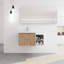 Meuble-lavabo mural avec lavabo en résine, 36 po, porte à fermeture douce, beaucoup de rangement fixé à 36 po, portes, beaucoup d'espace-1159035244