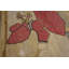 American Hooked Antique Small Scatter Size 1930s Wool Ivory Rug