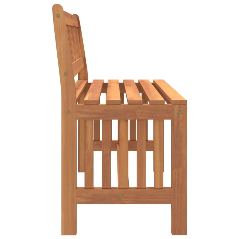 Killead Solid Wood Eucalyptus Outdoor Bench