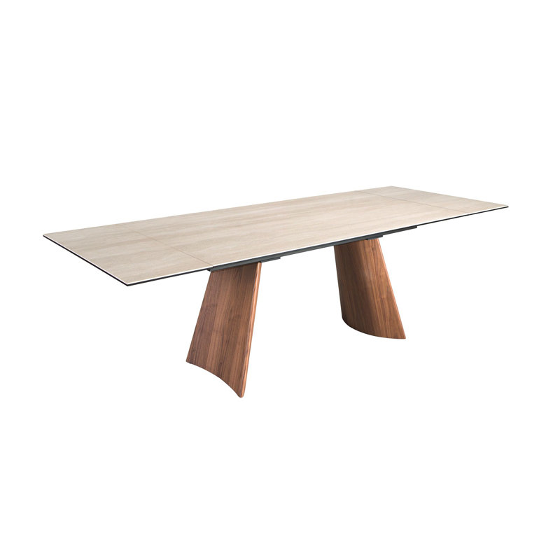 Extendable Marble Top Dining Table
