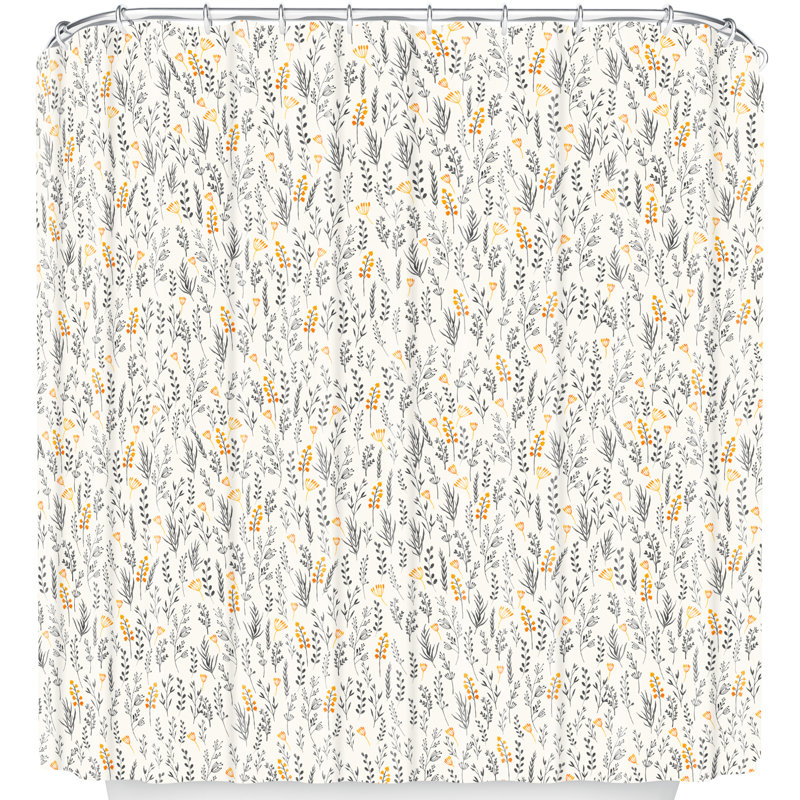 Rideau de douche simple floral