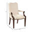 Chaise avec accoudoirs rembourrée Solvig