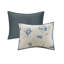 Édredon bleu très grand - motif de coton 7 pièces 270G / m2-120945215