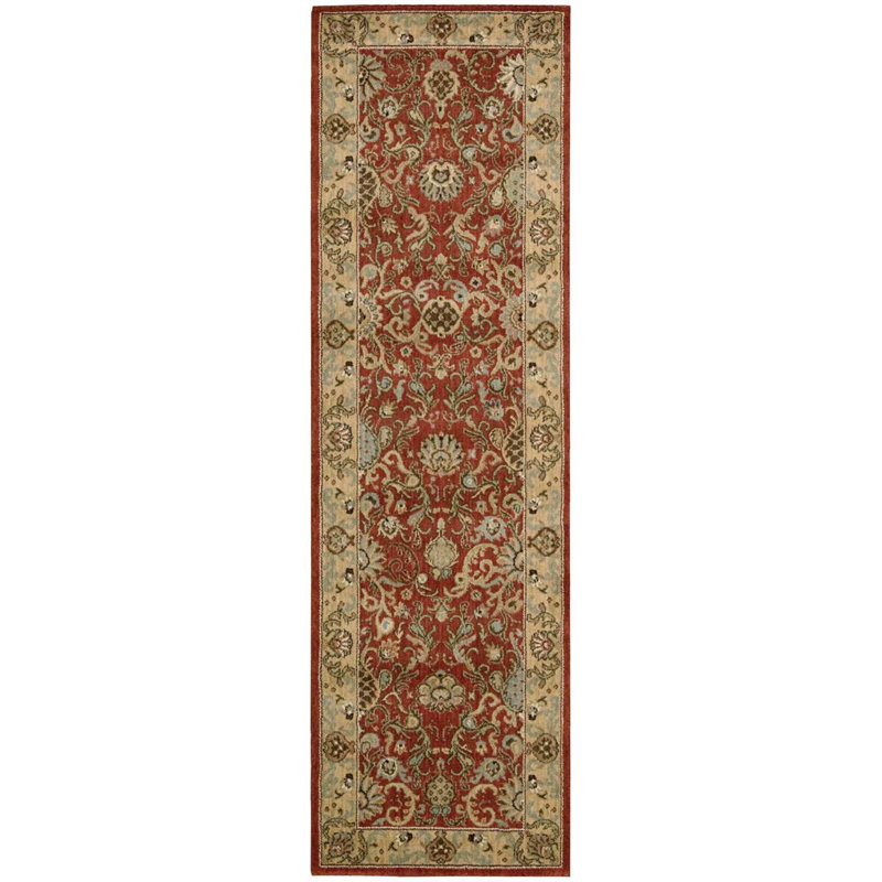 Surgener Wool Oriental Indoor Rug, Runner 2'3" x 7'9"
