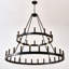 Industriel, 36 po, métal noir, moderne pour éclairage de cuisine, style rétro, mat